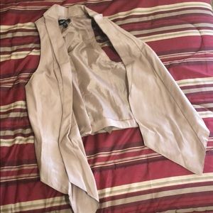 Faux Leather Vest